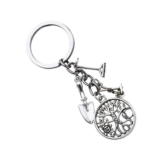 Masteelf  Memory Keychain Keys Mail and Organizer for Wall Ring Silver