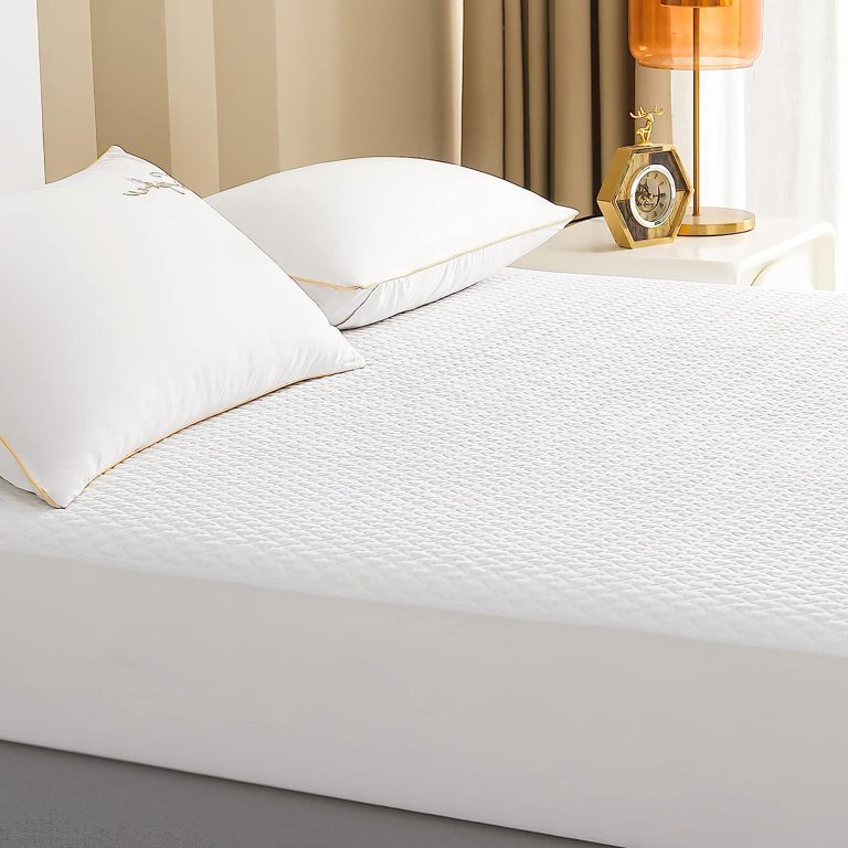 Waterproof Mattress Protector, Cooling Mattress Cover