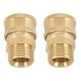 thumbnail image 1 of Adaptador NPT hembra a macho, 2 piezas de cobre puro M22 adaptador de lavadora de alta presión NPT hembra a macho diseño de clase mundial, 1 of 8