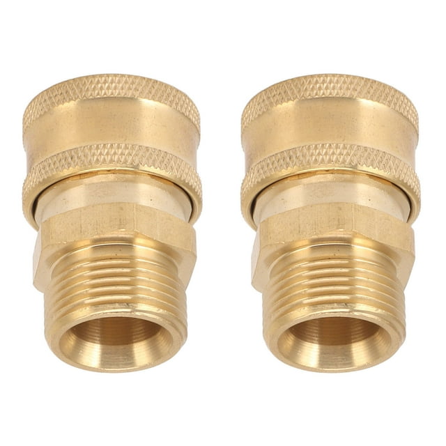 Adaptador NPT hembra a macho, 2 piezas de cobre puro M22 adaptador de lavadora de alta presión NPT hembra a macho diseño de clase mundial
