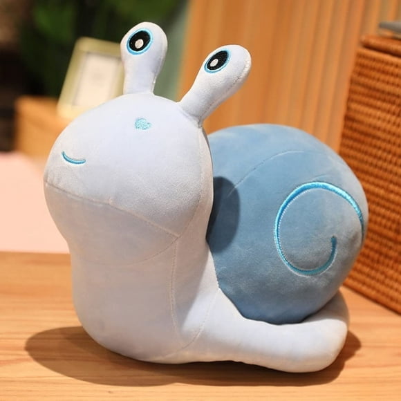 Cute Cartoon Snail Plush Toy Stuffed Fluffy Doll Throw Pillow Tabletop Car Ornaments Home Decoration Kids Birthday Gift