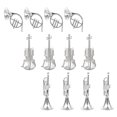 thumbnail image 4 of FRCOLOR miniature violin 12pcs Miniature Musical Instrument Model Christmas Wreath Christmas Tree Decor,5.91"X1.97"X0.39", 4 of 5
