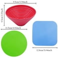 thumbnail image 3 of 3 Pcs Pads Rubber Jar Function For Seniors With Weak Hands Kitchen (red Green Blue) Table Chargers Set Dinning Room Table Setting Plate Mat Set 4 round Table Dining Room Centerpieces for Tables Large, 3 of 6