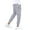 Dark Gray, variant on Men's Tear Away Basketball Pants High Split Snap Button Casual Post-Surgery Sweatpants with Pockets