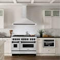 thumbnail image 5 of ZLINE 48 ZLINE Autograph Edition Stainless Steel Range Hood with Stainless Steel Shell and Matte Black Handle (KB4SNZ-48-MB), 5 of 5