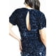 thumbnail image 4 of Vestido de lentejuela Roman Fashion /Juvenil, 2464 (Azul marino) azul marino CH, 4 of 6