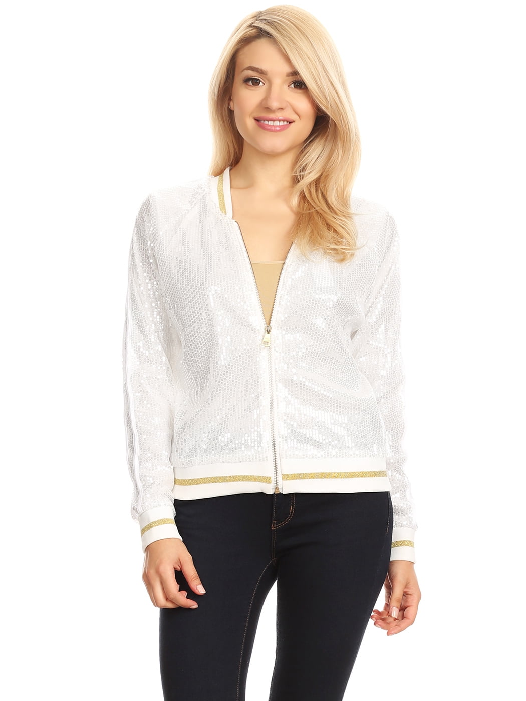 anna kaci sequin jacket