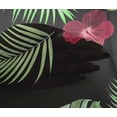 thumbnail image 5 of oneOone Viscose Chiffon Black Fabric Tropical Hibiscus Floral Dress Material Fabric Print Fabric By The Yard 42 Inch Wide, 5 of 6