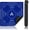 Blue, variant on Mahjong Mat (31.5” x 31.5”) Thickened 0.12''''Rubber Anti-Slip, Noise-Reducing Mahjong Mat Table Cloth for Mah Jong Nights, Poker & Tabletop Games Dominoes, and Card Games (Blue)