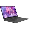 thumbnail image 3 of Lenovo Flex 5 14" 2-in-1 Laptop, 14.0" FHD (1920 x 1080) Touch Display, AMD Ryzen 5 4500U Processor, 16GB DDR4, 256GB SSD, AMD Radeon Graphics, Digital Pen Included, Win 10, 81X20005US, Graphite Grey, 3 of 8