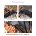thumbnail image 3 of Palanca para neumático de bicicleta, barra de palanca antideslizante para neumáticos de ciclismo, herramienta de reparación de bicicletas al aire libre, 3 of 6