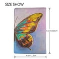thumbnail image 3 of Pofeuu Oil Painting Beautiful Butterfly Print Travel Document Organizer Passport Holder Men Women for Family (6.5 in x 4.5 in),Wallet Holder Credit Card Clutch Bag Case, 3 of 5