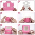 thumbnail image 3 of 50 Pcs 4X4X2.5" Pink Cookie Boxes with Window, Bakery Boxes, Small Treat Boxes, 3 of 7