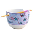 thumbnail image 2 of Bowl Ramen con Palillos y Cuchara, Cerámica, Diseño Stitch Kawaii para Fideos, Sopas y Snacks, Disney Clásicos, Capacidad 592 ml, 2 of 25