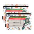 thumbnail image 5 of FORMRS 2 Pack Pencil Pouch for 3 Ring Binder with Clear Window Zipper Case, Red Easter Eggs, 5 of 6
