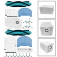 thumbnail image 2 of Main Side Brush Filter Mop Cloth Dust Bag Kit For Conga 2499 for Ultra Home Advanced B, 2 of 5