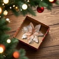 thumbnail image 6 of ZZyuan Christmas Artificial 3 Layer Glitter Stereo Simulation Ornaments Christmas Decorations For Christmas Tree Wreath Garland Box Holiday Xmas Home Decor 2 Pack, 6 of 7