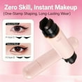 thumbnail image 3 of Magnetic Eyeliner Stamp - 2 Styles Winged Cat Eye Stencil, Waterproof Liquid Eye Liner Pen for Beginners, Dual Winged Tips for Left & Right Eyes, 3 of 9