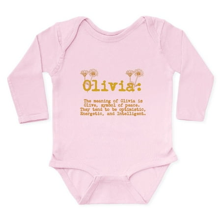 

CafePress - The Meaning Of Olivia Body Suit - Long Sleeve Infant Bodysuit