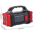 thumbnail image 3 of Portable Solar Lantern 5V 2A 1500/2400mAh IP44 Waterproof Solar Working Hand Lamp COB Flood Light, 3 of 9