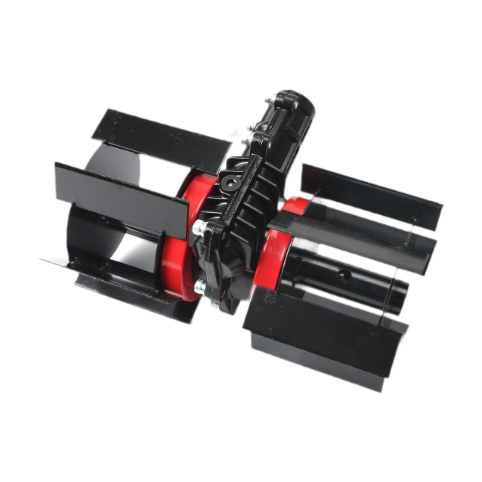 figatia Rotary Cultivator Tool Soil for Soil Mixing Garden Weeder Garden, Hand Tiller for Loose Soil Greenhouses Tea Gardens 34cmx15cm