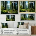thumbnail image 4 of Designart "Redwood Giants Forest Tree II" Tree Redwood Floater Framed Canvas Art Print, 4 of 7