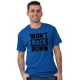 thumbnail image 5 of Won't Back Down Athletic Workout Men's Graphic T Shirt Tees Brisco Brands X, 5 of 6