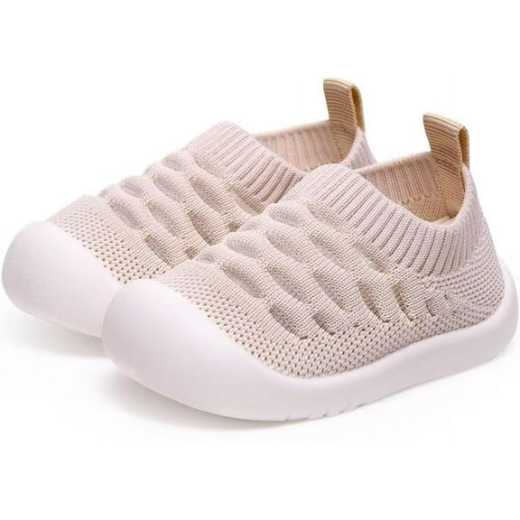 Baby Shoes Boys Girls Breathable Non-Skid Walking Sock Shoes First Walking Shoes With Soft Rubber Sole Infant Toddler Slipper Sneaker
