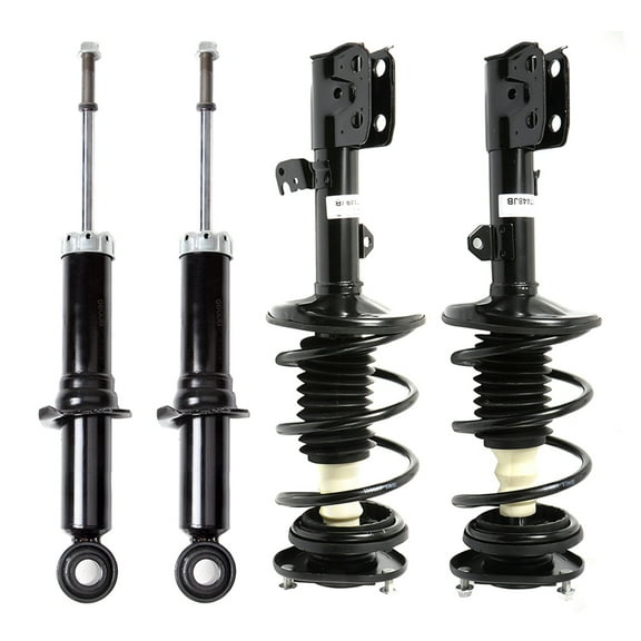 SCITOO - 2Pcs Front Complete Struts Spring Assembly   2Pcs Rear Shock Absorbers Fits 2009-2013 for Toyota Corolla 11-13 for Toyota Matrix Full Set Front Rear Complete Struts 472598 341448 - Set of 4