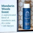 Mandarin Woods 13.5oz Mens Body and Face wash, skin care infused with