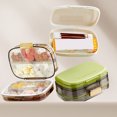 thumbnail image 4 of Pill Box Compact Weekly Pill Organizer with Sealing System Moisture-Proof Container Separate Compartments Pill Dispenser for Morning Noon Evening, 4 of 8