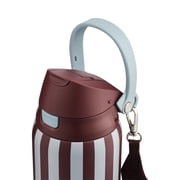 Mary Lawless Lee x TAL 32oz Stainless Steel 2-in-1 Straw and Chug Water Bottle with Push Lid and Strap, Stripes