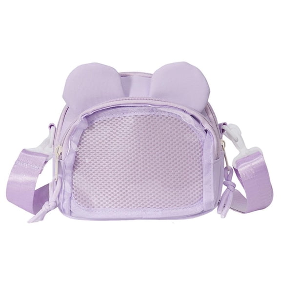 Yammee Stylish Ita Bag Crossbody Bag With Clear Badge Display Holder Shoulder Purse