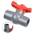 PVC Ball Valve Water Supply Pipe Sliding adhesive socket 20 25 32 40