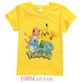 thumbnail image 2 of Camiseta de dibujos animados de Pokémon para niños y niñas, ropa de algodón para niños, Tops de manga corta para bebés, camisetas, ropa de moda qym unisex, 2 of 2