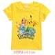 thumbnail image 2 of Camiseta de dibujos animados de Pokémon para niños y niñas, ropa de algodón para niños, Tops de manga corta para bebés, camisetas, ropa de moda qym unisex, 2 of 2