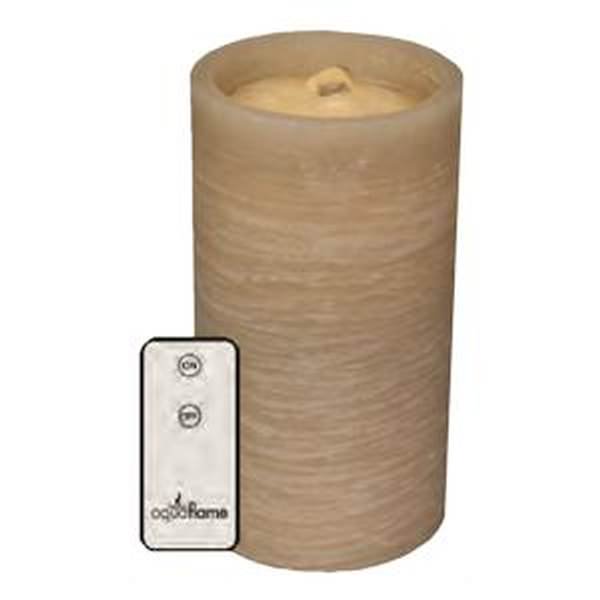 Boston Warehouse 26398 7.8" Sand Straight Edge AquaFlame (Battery