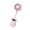 Pink, variant on YIEMEEN Propelled Foldable Mini Fan With strong ABS Build And useful Support For Tent face