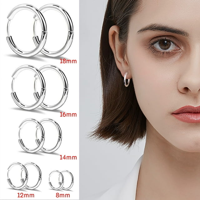 Boucles d'Oreilles Mode Autour du Fil, Design d'Auricule, Type à Clip pour Femmes et Filles