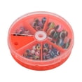 thumbnail image 4 of Cuentas De Ojo De Pez De Colores Mezclados, Colores Brillantes, Cuentas De Pesca De Plástico Resistente, Maldad Multicolor Simulada Para Agua Dulce Para Agua Salada, 4 of 7