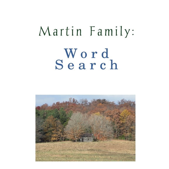 Martin Family: Word Search, (Paperback)