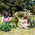 thumbnail image 4 of Juguete inflable para dinosaurios Jet Creations T-Rex Brachiosaurus Triceratops, 4 of 6