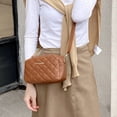 thumbnail image 5 of Small Fashion Crossbody Chain PU Leather Shoulder Bag Women Messenger Bag Handbags BLACK, 5 of 8