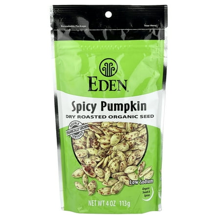 Eden Organic Organic Pumpkin Seeds Dry Roasted Spicy 4 oz Seeds