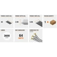 thumbnail image 4 of LED White Wraparound Ceiling Light, Low Profile 4 ft. 3600 Lumens, Direct Wire 4000K Bright White, 4 of 4