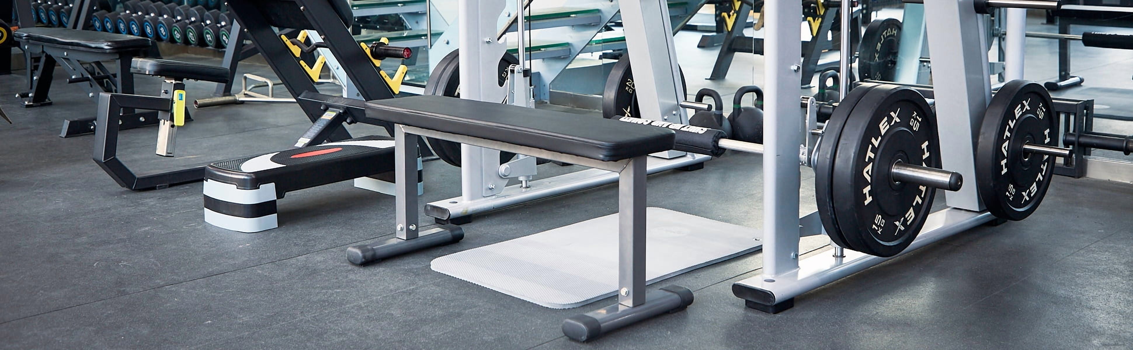 FlexWave Heavy-Duty Adjustable & Foldable Utility Weight Bench，Flat/Incline Design，for Full Body Strength Training, 600–1000 LB Capacity Options