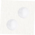 thumbnail image 3 of WEUVEB 2 Pcs White Round Craft Adornments Supplies for Christmas Holiday Decoration Projects, 3 of 8