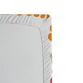 thumbnail image 2 of Ambesonne Retro Fitted Sheet, Colored Art Dated Style, Twin XL Size, Mint Green Orange Red, 2 of 2