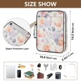 thumbnail image 3 of Haosy Accordion File Organizer Zipper Binder 500 Sheet 6-Tab Expanding File Folder Multi-Pocket 1.2 Inch 3 Ring Hearts and Roses, 3 of 7