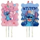 thumbnail image 2 of 1 pieza/lote de piñatas de dibujos animados de Disney, azul y rosa, con temática de Lilo Stitch, para niños y niñas, para cumpleaños, eventos, decoraciones para fiestas, piñatas DIY, 2 of 4